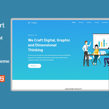 Single_page Bootstrap Landing Page Templates 101672