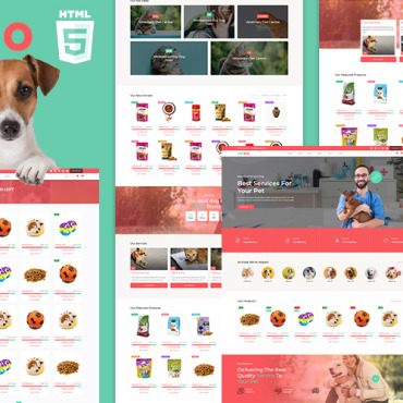 Shelter Veterinarian Website Templates 101673