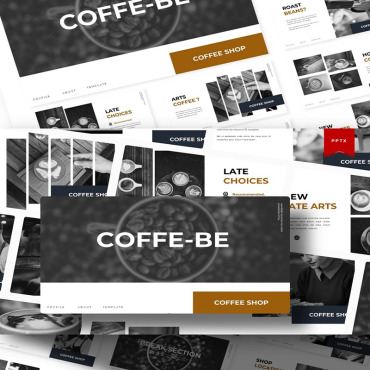 Cafe Coffee PowerPoint Templates 101684
