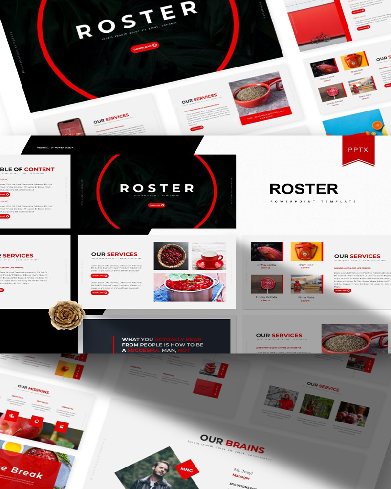 Roster | PowerPoint template