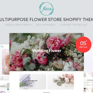 Floral Design Shopify Themes 101712