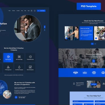 Business Service PSD Templates 101774