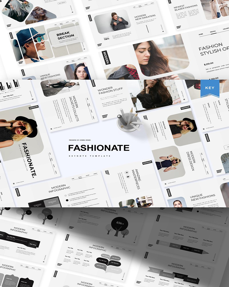 Fashionate - Keynote template