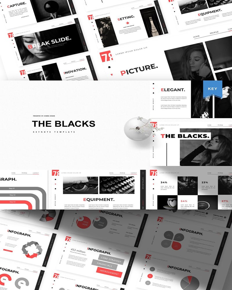 The Blacks - Keynote template