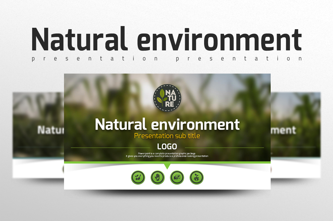 Natural Environment PowerPoint template