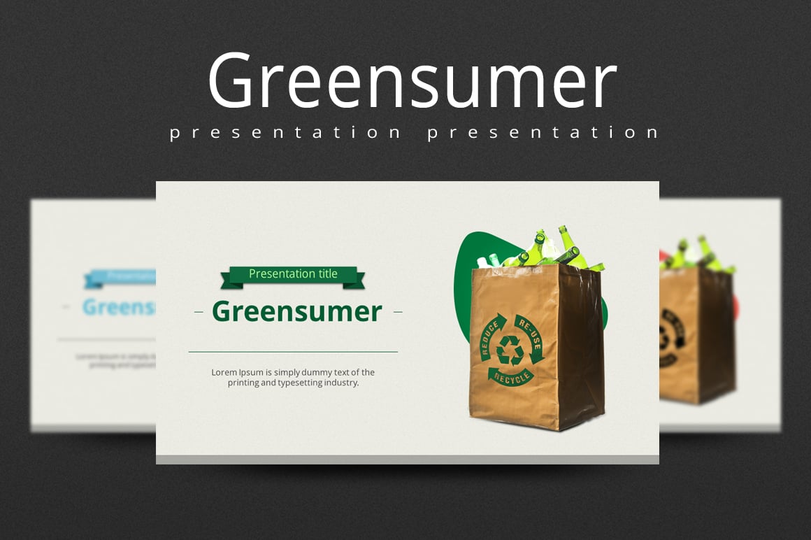 Greensumer PowerPoint template