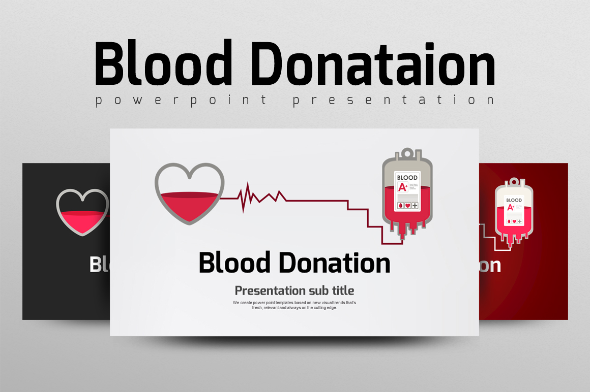 Blood Donation PowerPoint template