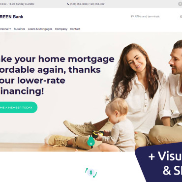 Mortgage Rental Landing Page Templates 101866