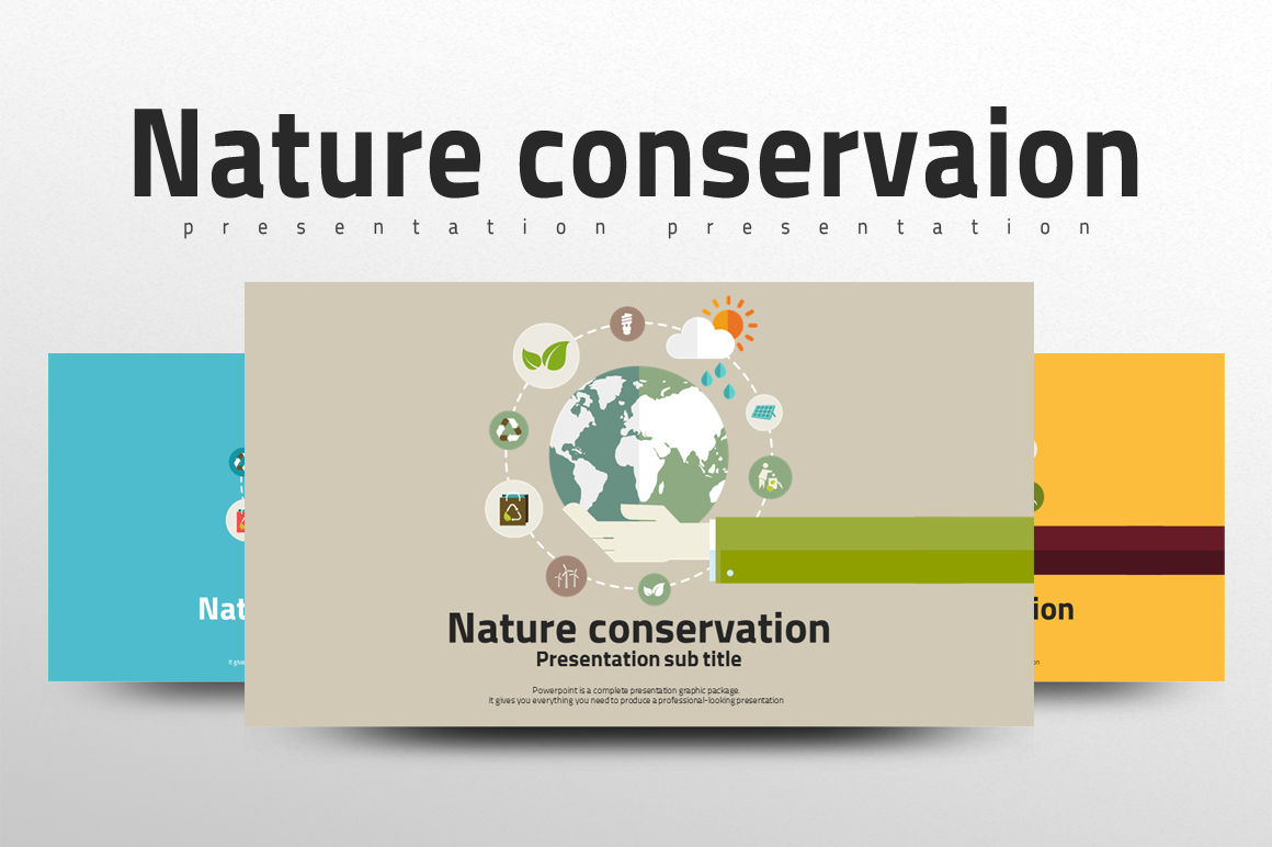 Nature Conservation PowerPoint template