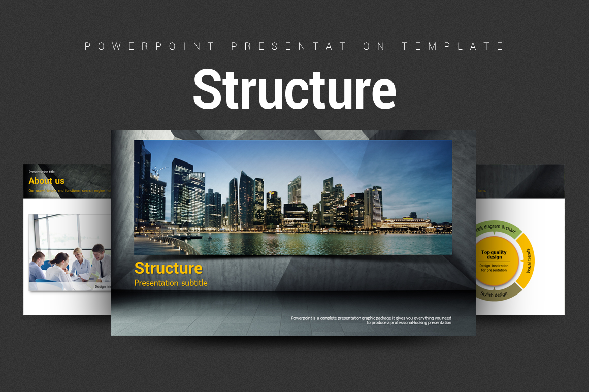 Structure PowerPoint template