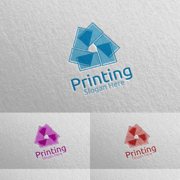 Printing Media Logo Templates 102106