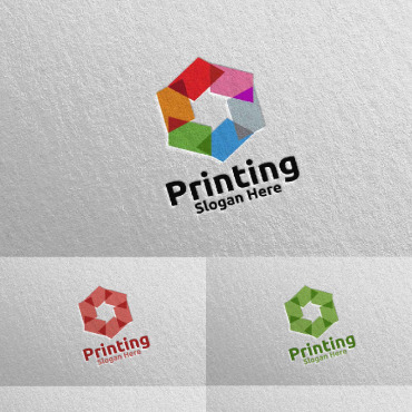 Printing Media Logo Templates 102107