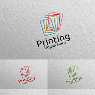 Printing Media Logo Templates 102108