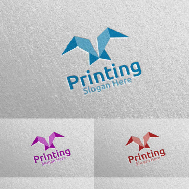 Printing Media Logo Templates 102129