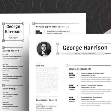 Template Cv Resume Templates 102168