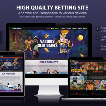 Casino Esports Landing Page Templates 102218