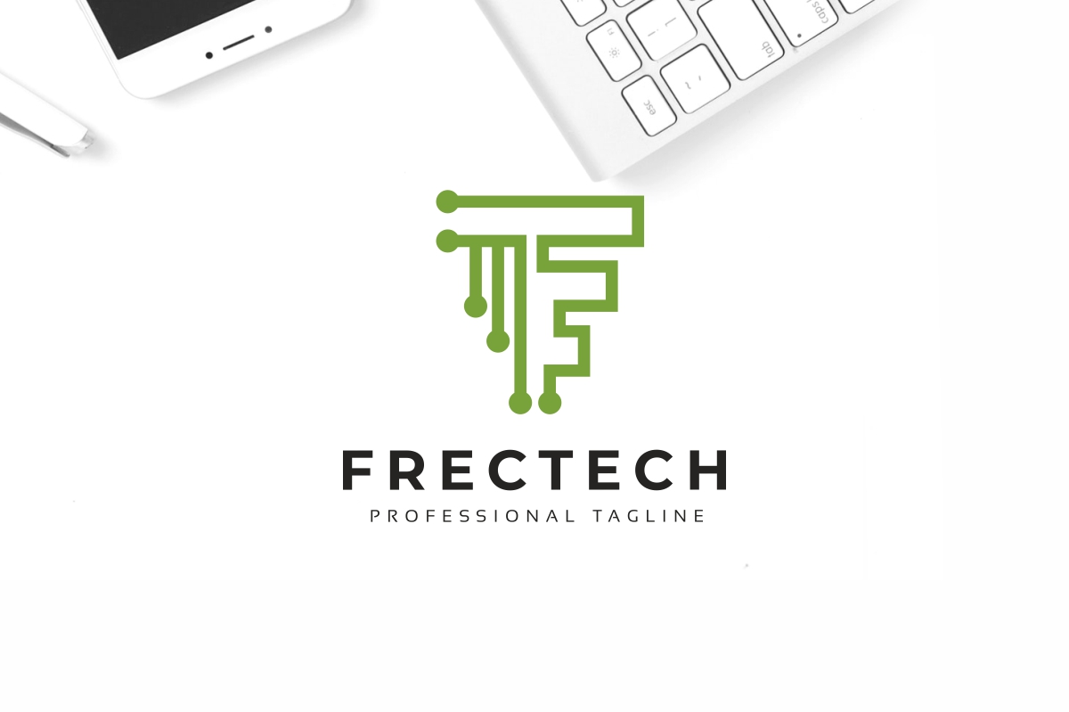 Frectech F Letter Logo Template