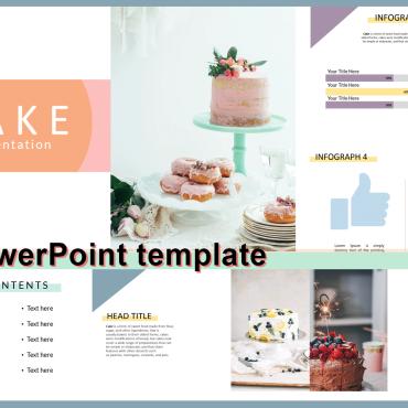 Pastry Cupcakes PowerPoint Templates 102345