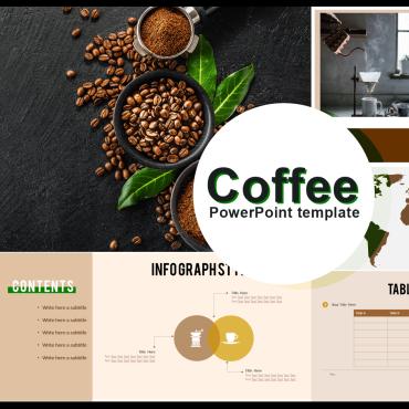 Cup Beans PowerPoint Templates 102347