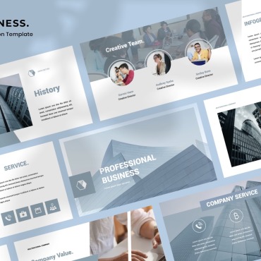 Business Creative Keynote Templates 102357