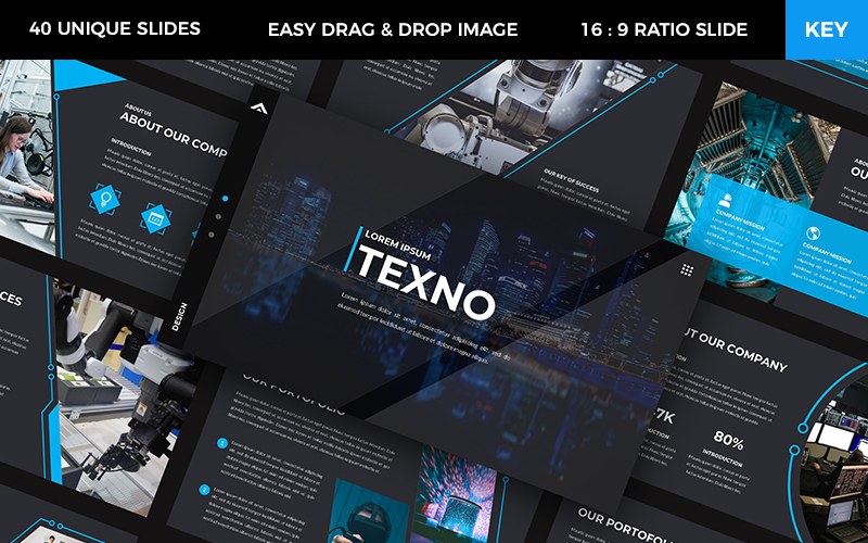 Texno - Technology - Keynote template