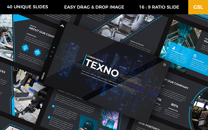 Texno – Technology Google Slides