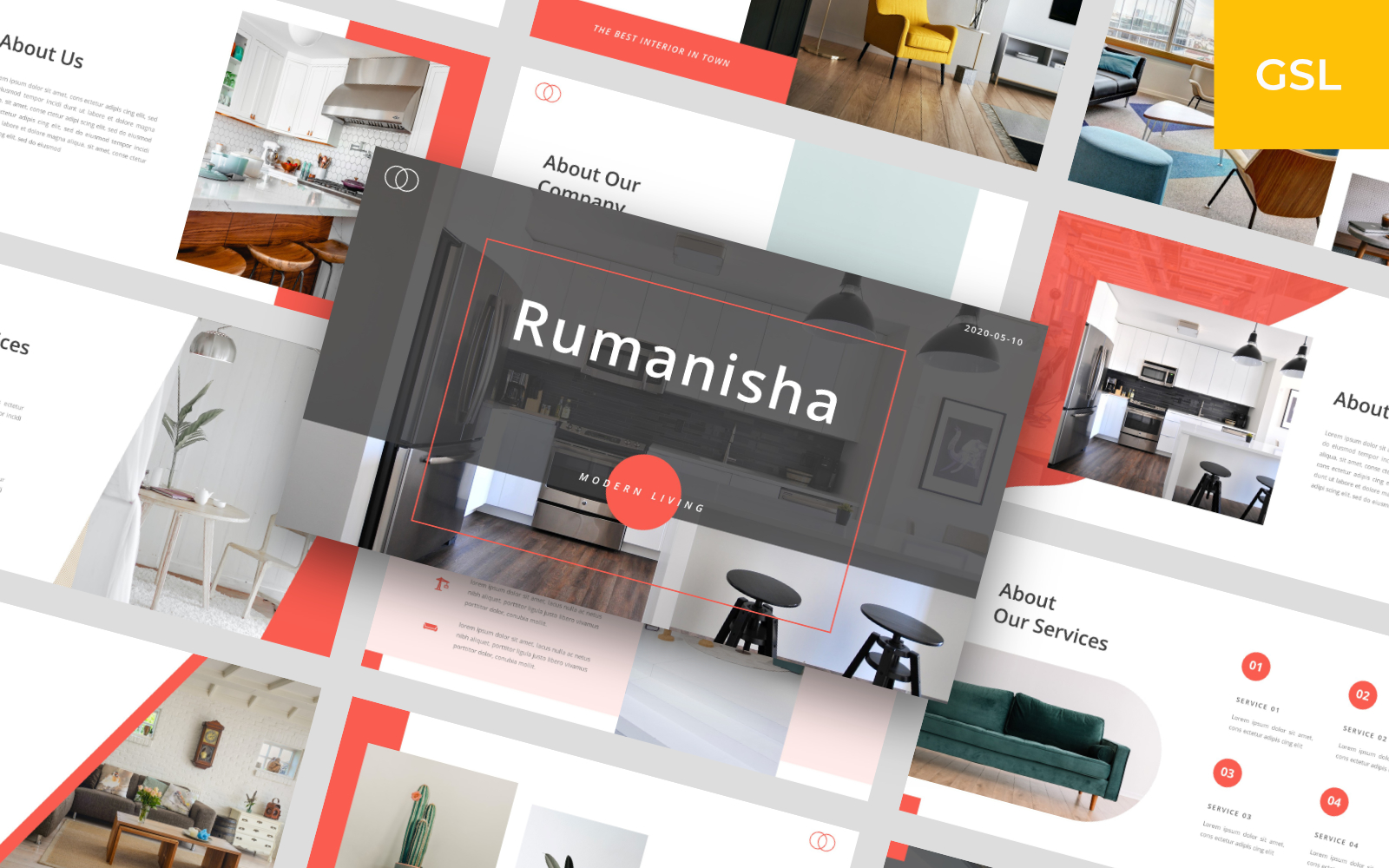 Rumanisha - Interior Google Slides