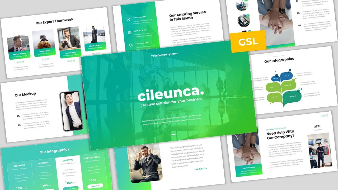 Cileunca - Creative Business  Template Google Slides