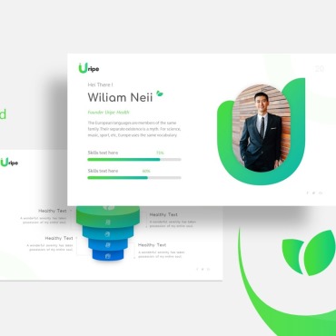 Healthy Fresh Keynote Templates 102484