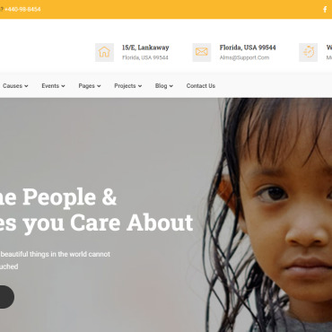 Charity Donation Responsive Website Templates 102535