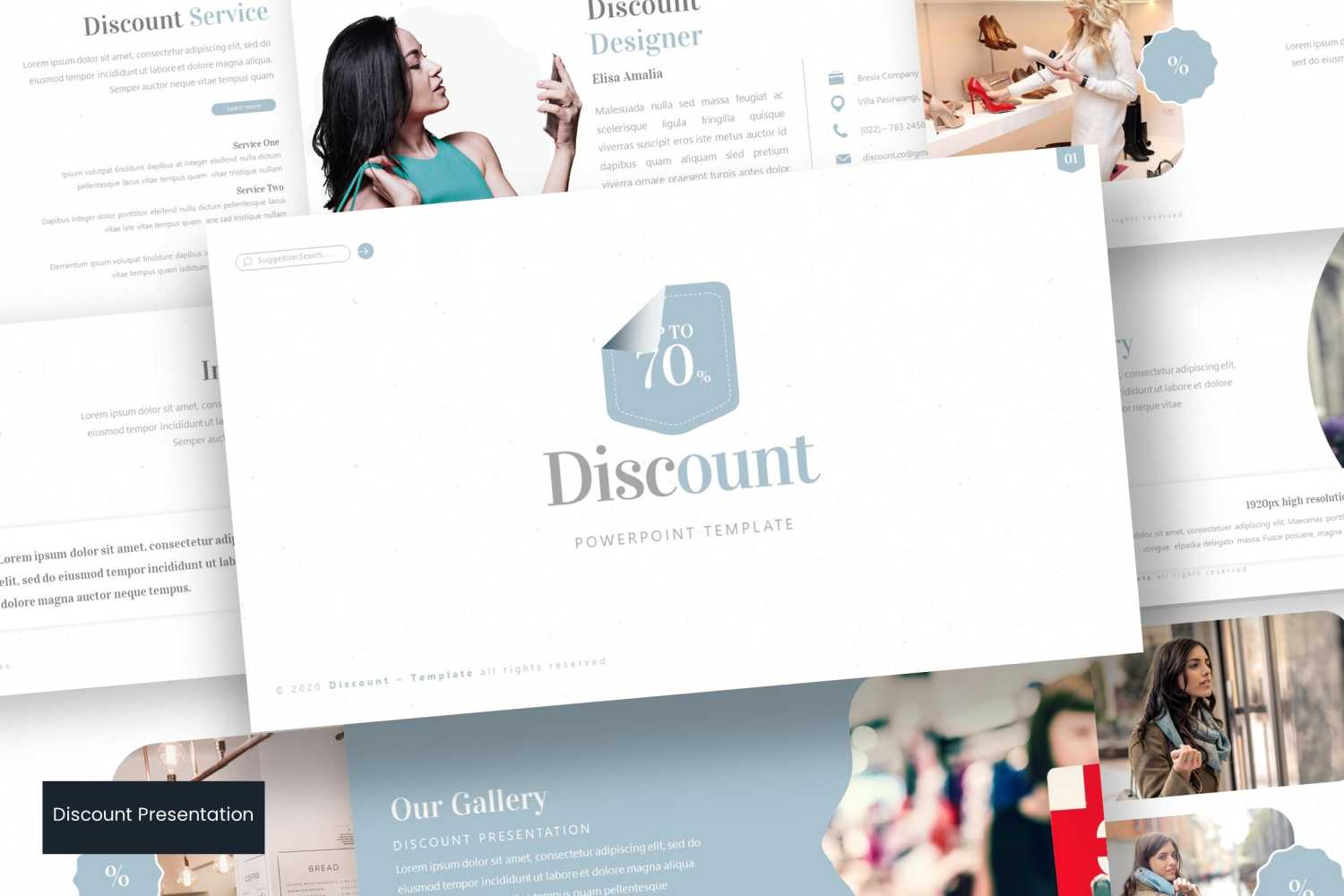 Discount - Keynote template