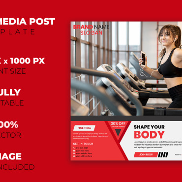 Fitness Body Corporate Identity 102695