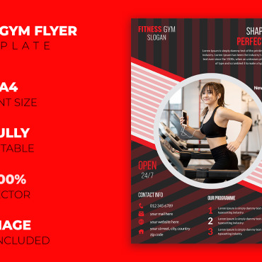 Flyer Fitness Corporate Identity 102703