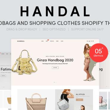 Handbags Responsive Shopify Themes 102711