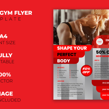 Gym Fitness Corporate Identity 102717