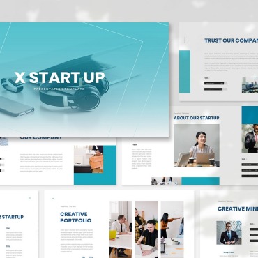 Creative Minimal PowerPoint Templates 102748