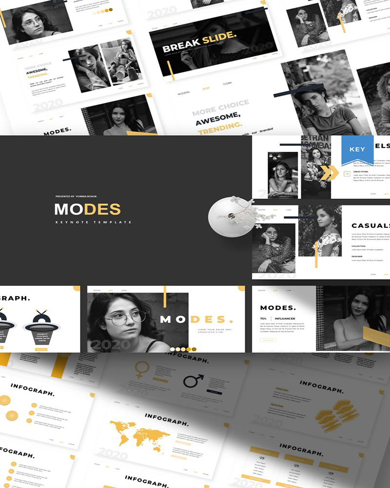 Modes - Keynote template