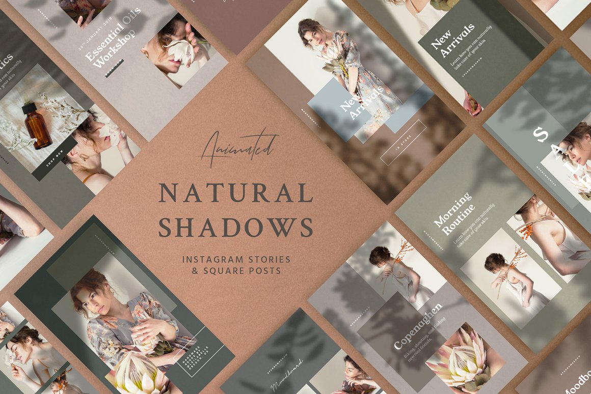 Natural Shadows Stories - l Kit Social Media Template