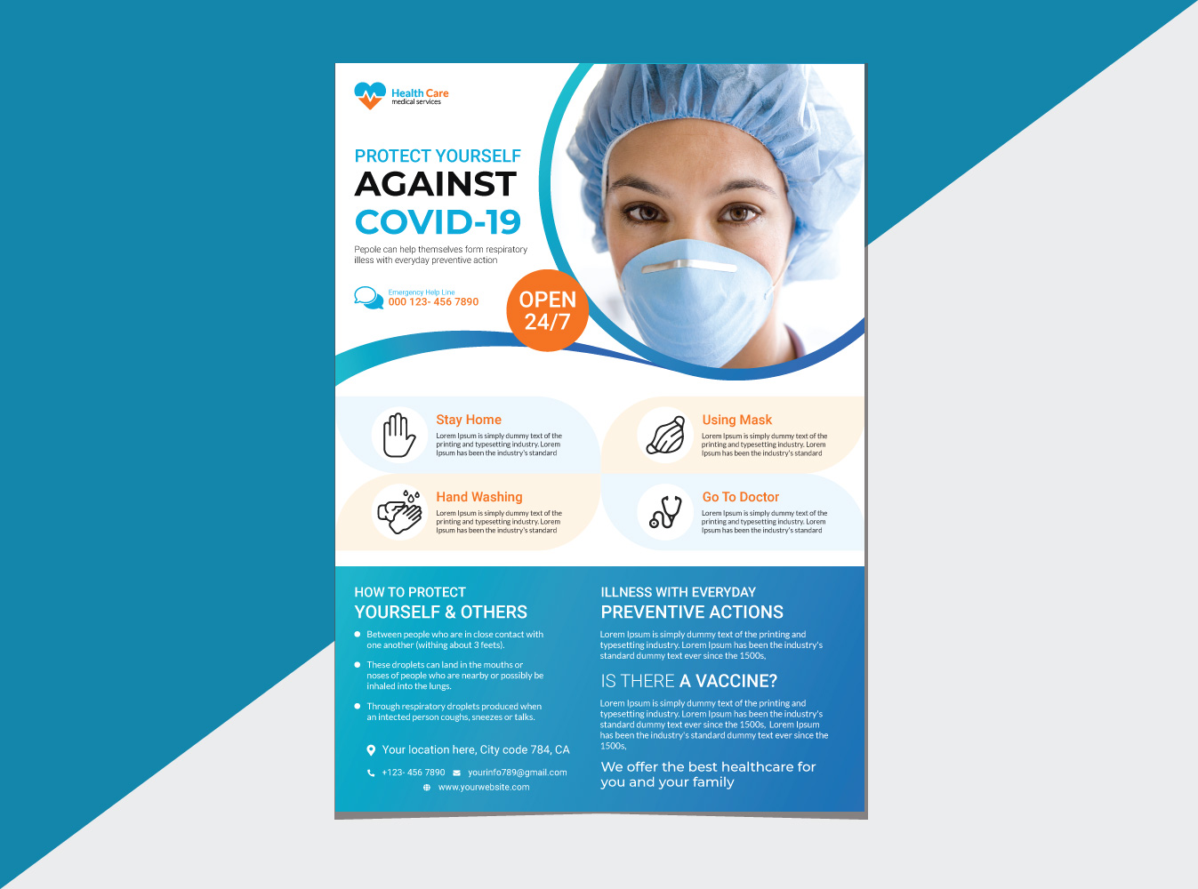 Medical Flyer Design - Corporate Identity Template