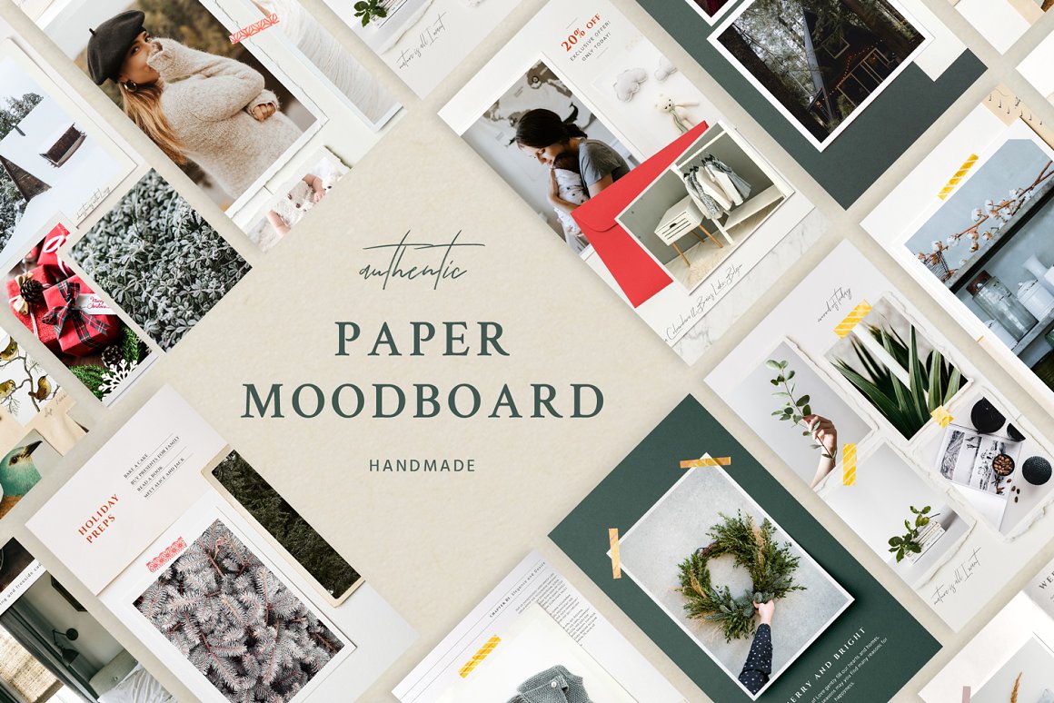 Paper Moodboard - Kit Social Media Template