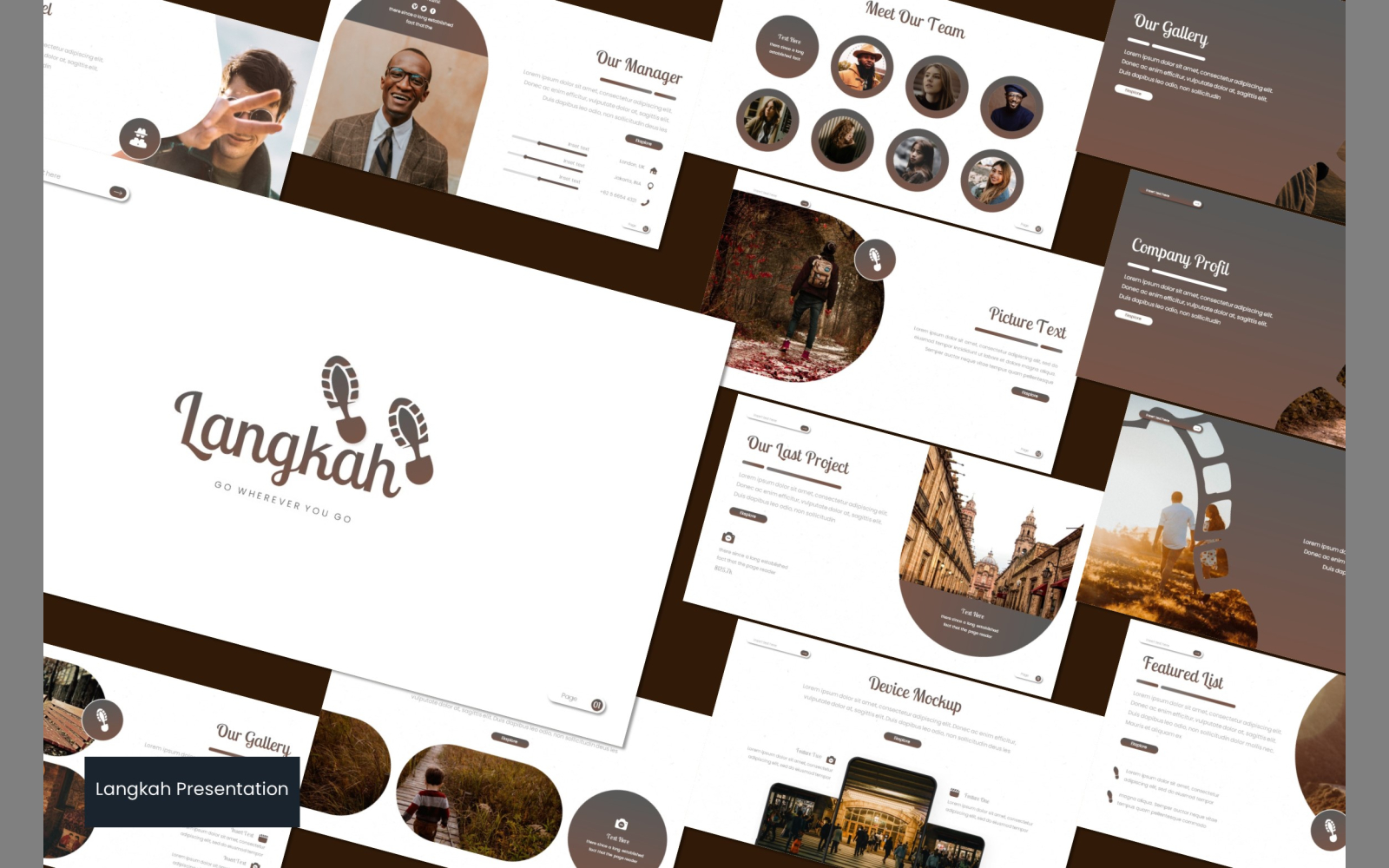 Langkah PowerPoint template