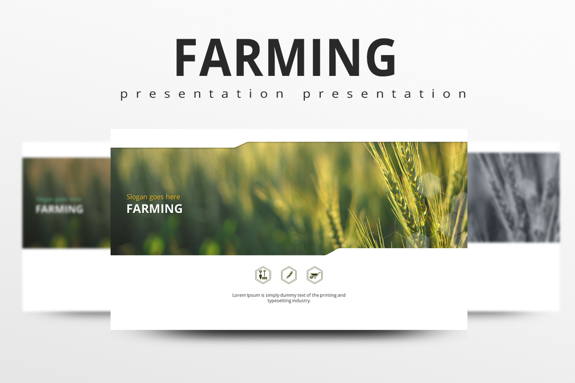 Farming PowerPoint template