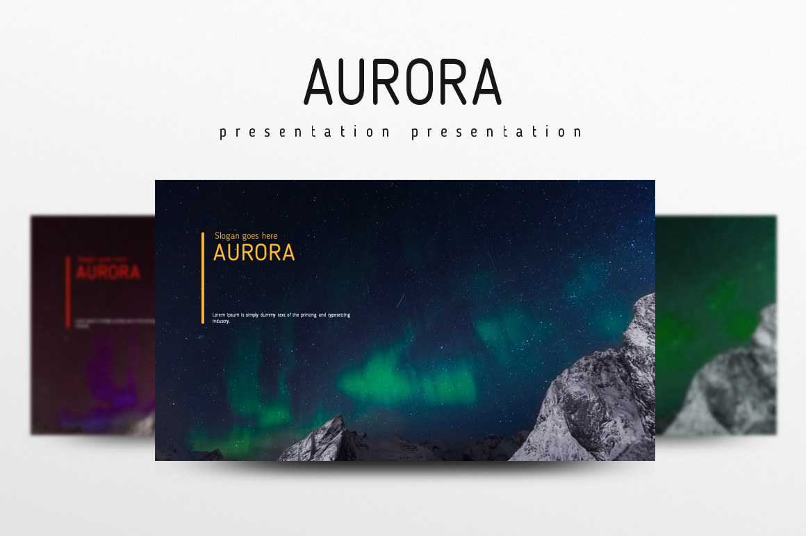 Aurora PowerPoint template