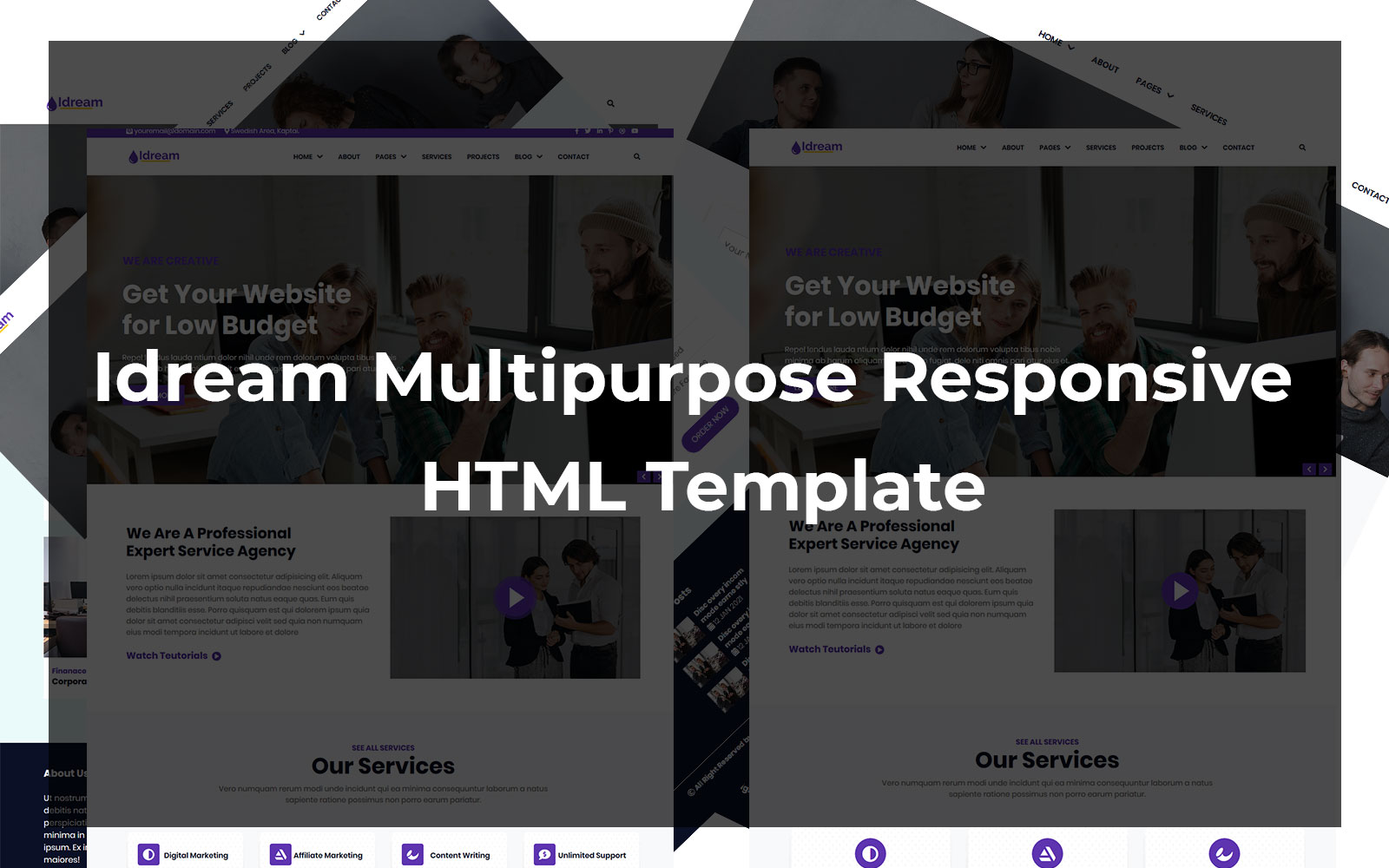 Idream - Multipurpose Responsive HTML Website