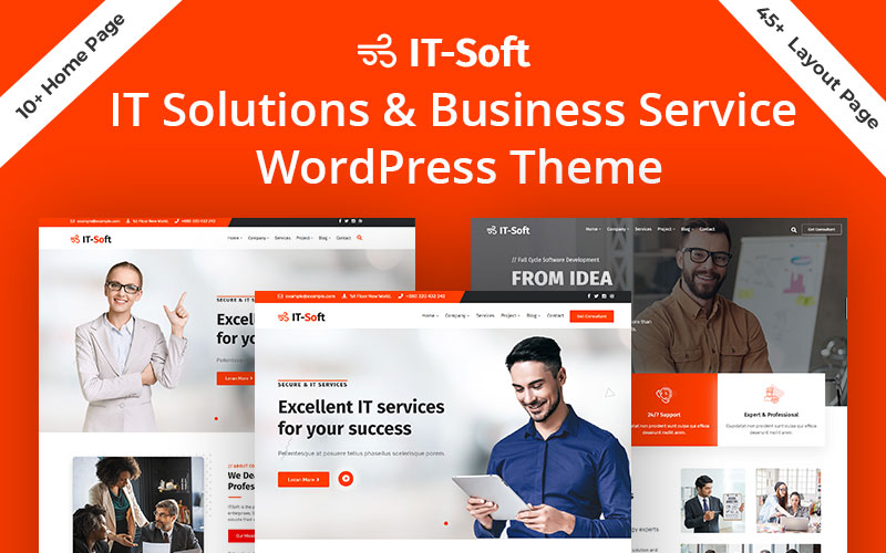 IT-Soft - IT Solutions Business Consulting WordPress Theme