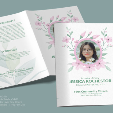 Funeral Memorial Corporate Identity 103134