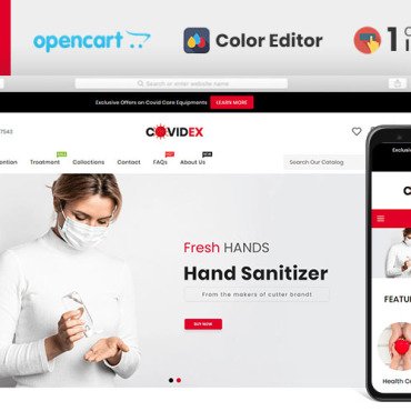 Medical Drugs OpenCart Templates 103147