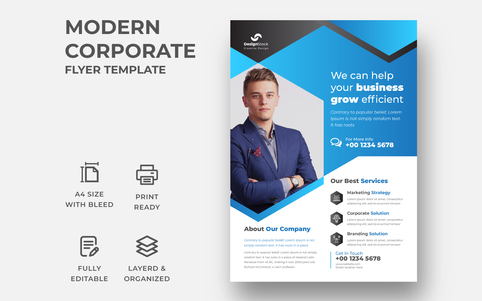Business flyer - Corporate Identity Template
