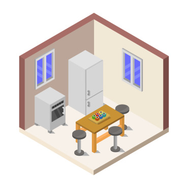 Room Oven Vectors Templates 103291