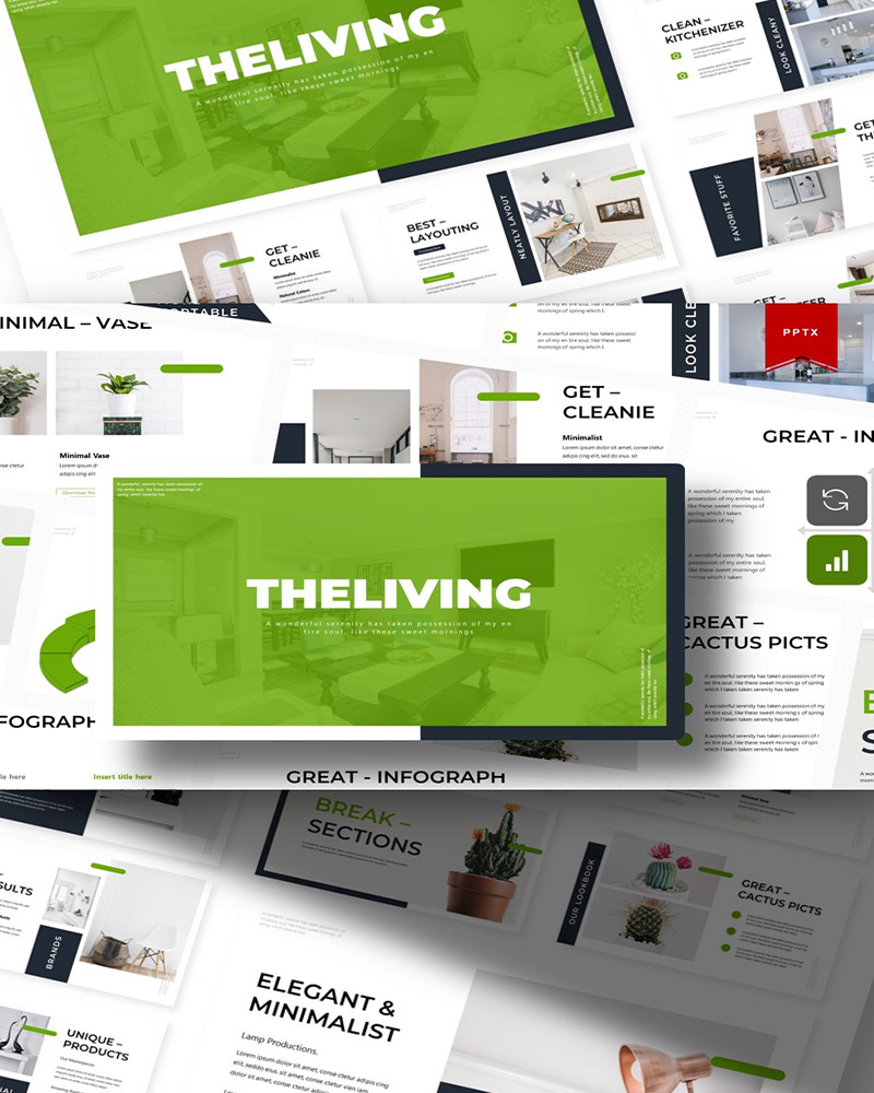 The Living | PowerPoint template